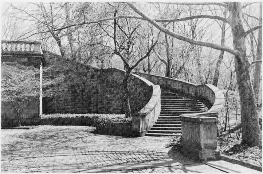 staircase at Italian Cultural Garden