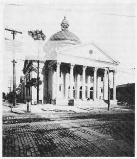 front view of Shiloh Baptist Church in 1906