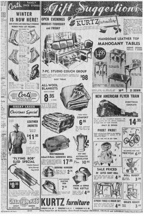 newspaper ad clipping
