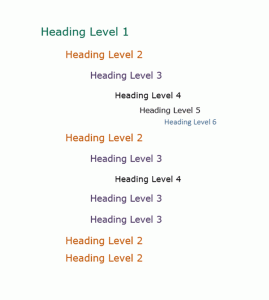 heading_Levels – Best Practices in Accessible Online Design
