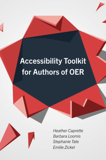 Cover image for Accessibility Toolkit for Authors of OER