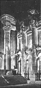 Baalbeck: The six columns of the Temple of Jupiter