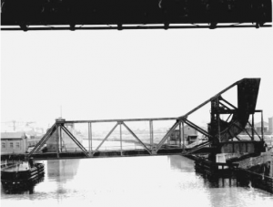 Scherzer Rolling Lift Bridge near McKinney Steel Co.