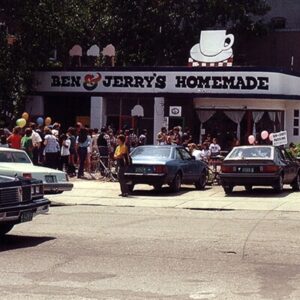 ben & jerrys first shop in VT