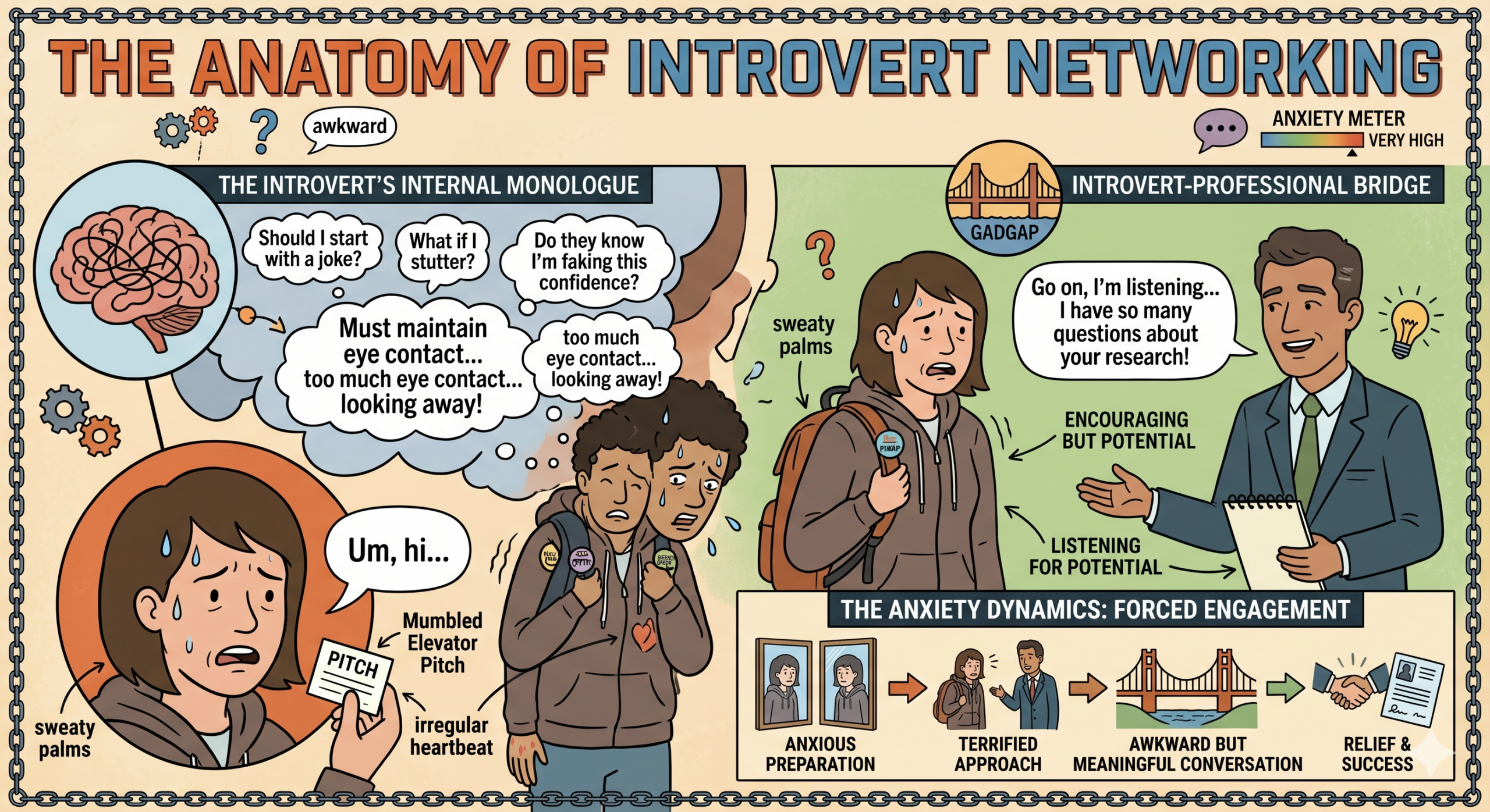 introverts experience with networking