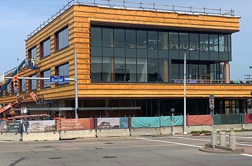 New Cleveland Foundation - office in Hough/MidTown, under construction