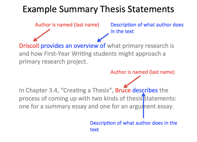 what is the thesis author