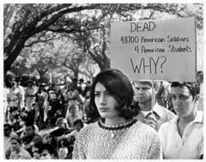 Students at LSU protesting the Vietnam War