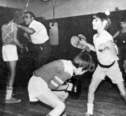 Boxing class at C. M. A. C. - 1972.