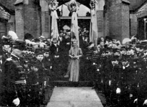 Commemorative ceremony held at St. Elizabeth of Hungary R.C. Church . 1906