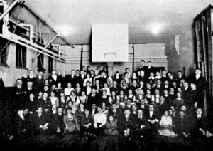 English-language classes organized for foreign-born by Helen Hovath c.1910