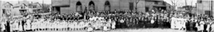 First Holy Communion at St. Emeric's Hungarian Roman Catholic Church 1914 (Congregation founded: 1904)