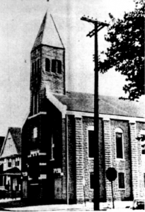 The first location of the West Side Hungarian Reformed Church (W.32 and Caroll Ave.)(Congregation founded: 1906)