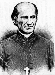 Bishop Amadeus Rappe. First Bishop of Cleveland; concentrated October 10, 1847; resigned August 22, 1870; died September 8, 1877.