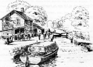 Drawing by Kinley T. Shogren from THE CUYAHOGA by William D. Ellis. Holt, Rinehart and Winston, Inc.