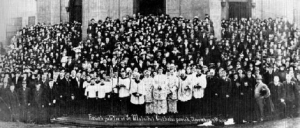 Fiftieth jubilee of St. Malachi's Catholic parish. November 7, 1915.