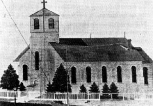 The Holy Rosary Church, the first church of the Holy Name Parish.