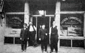 The Banking House of Vincent Campanella, Little Italy, circa 1910.