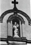 Two views of Holy Rosary Church along Mayfield Road in Cleveland's Little Italy.