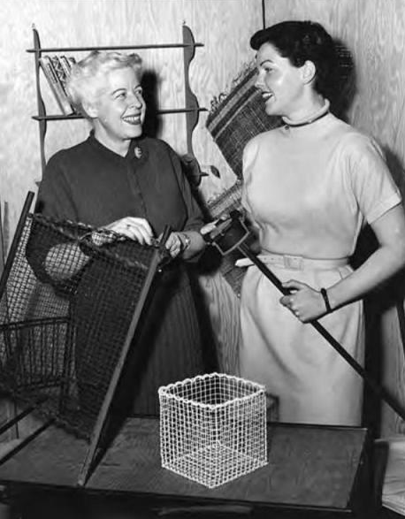 Mildred Funnell and Gloria Brown