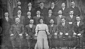 First Lithuanian American Newspaper Editors Meeting March 18-19, 1910 in Brooklyn, N.Y.
