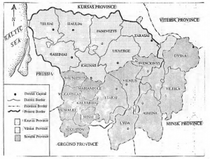 LITHUANIAN PROVINCES UNDER CZARIST RULE AFTER 1860