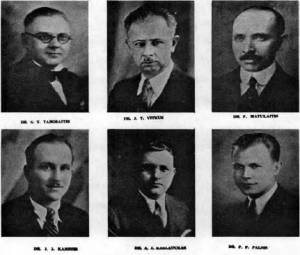Cleveland Lithuanian Medical Doctors & Dentists -1936