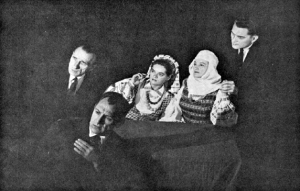 Scene from "The Death of Kestutis" Directed by Petras Mazelis.
