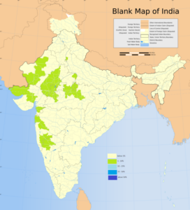 District wise Jain population percentage India census 2011