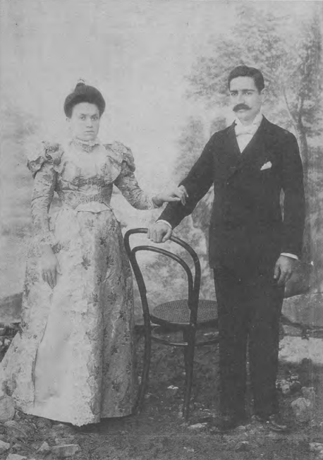 Wedding photograph Maria Isabella Romanelli and Rocco D’Alessandro 1898