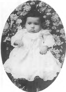 The author at about six months of age, 1913