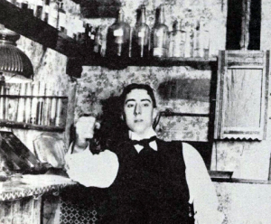 Dudley in his photo lab, 1892