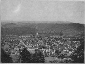 RECENT PICTURE OF JOHNSON COMPANY WORKS Town of Moxham, Seventeenth Ward of Johnstown, Pa.