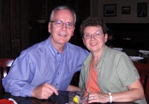 Bob McAuley and his wife, Trudy.