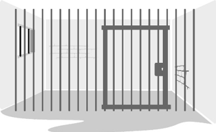 empty jail cell