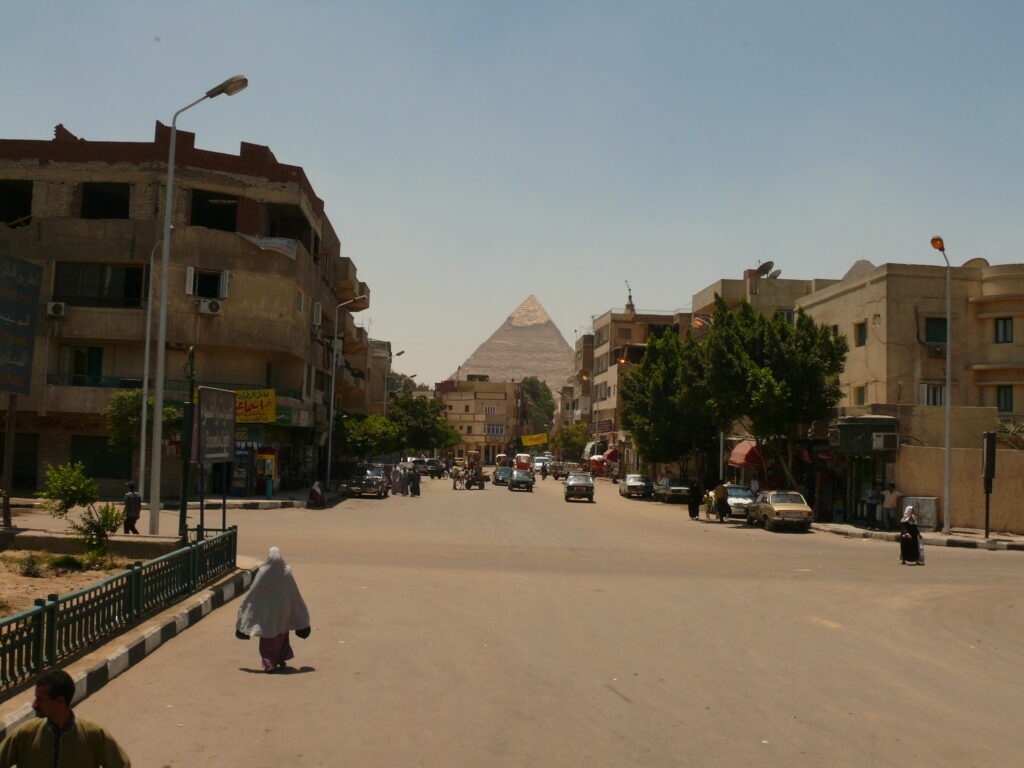 Image of a Street Scene in Giza