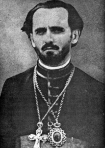 His Grace Bishop Mardary (Uskokovich): The first bishop of Serbian Eastern Orthodox Diocese for the United States and Canada and the founder of St. Sava Monastery, Libertyville, Illinois.