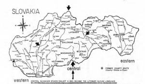 CHARACTERISTIC OF SLOVAK DIALECTS. Source: ABC SLOVAK LANGUAGE.