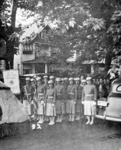 Uniformed Slovak American Girls representing the First Slovak Catholic Union (in 1920's) (from Western Reserve Historical Society Collection)