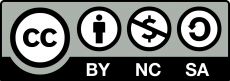 Creative Commons Attribution, Non-commercial, Share-Alike license icon