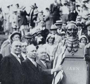 Dedication of Jahn Memorial German Cultural Garden