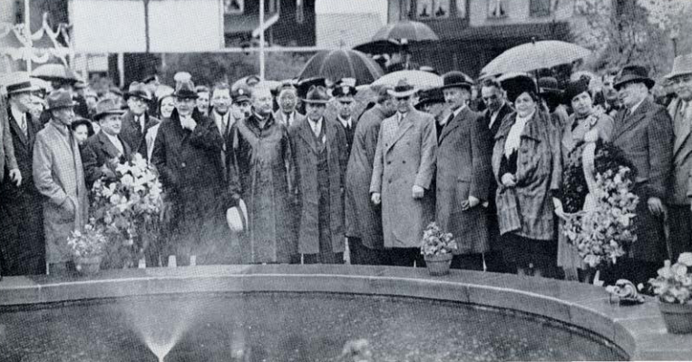 Dedication of Jugoslav Cultural Garden