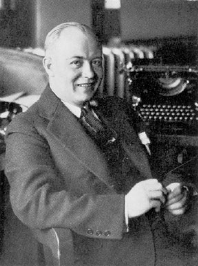 Louis B. Seltzer, newly appointed Editor of The Cleveland Press (1928)
