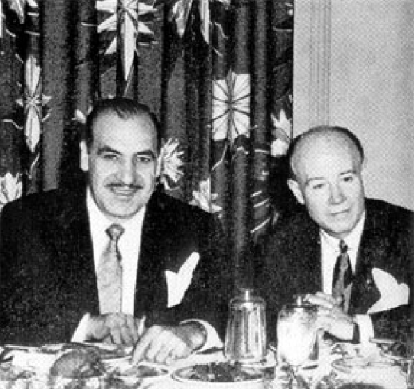 Mayor Anthony B. Celebrezze and Louis B. Seltzer (1954)