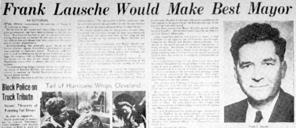 Frank Lausche Would Make Best Mayor September 25, 1941