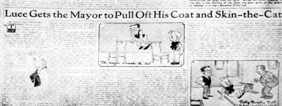 A "Luee, The Offis Boy" column (1911)