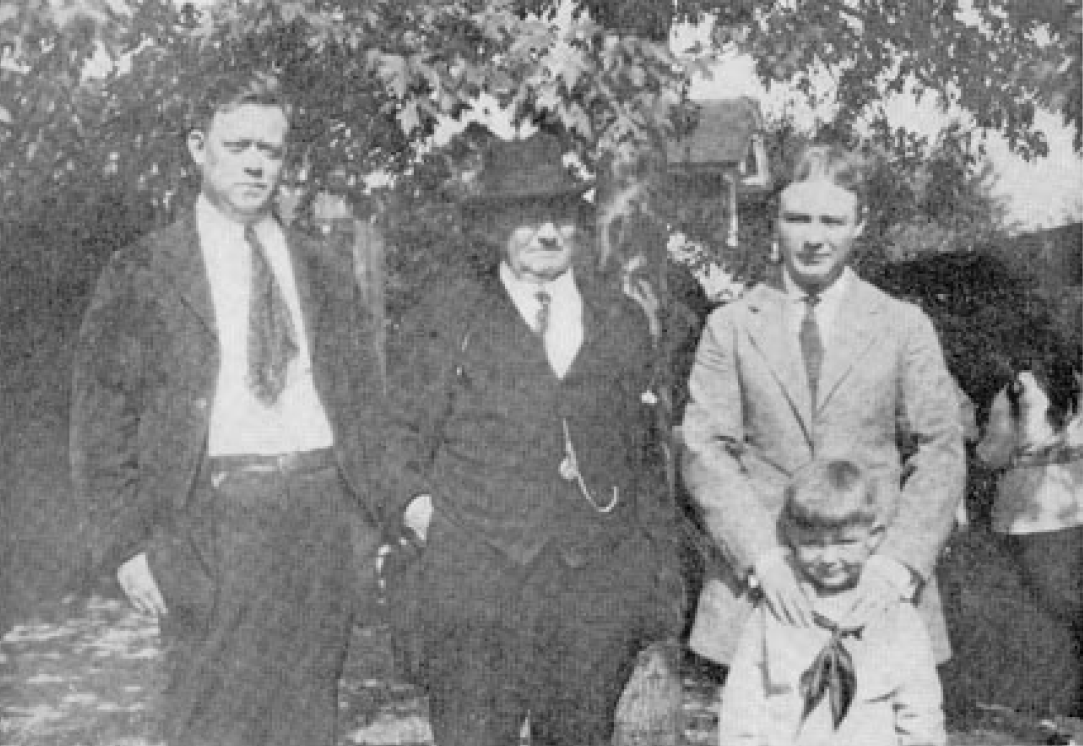 Four generations of Seltzers -- Charles Alden, Lucien Bonaparte, Louis Benson, and Chester Ellsworth (1919)